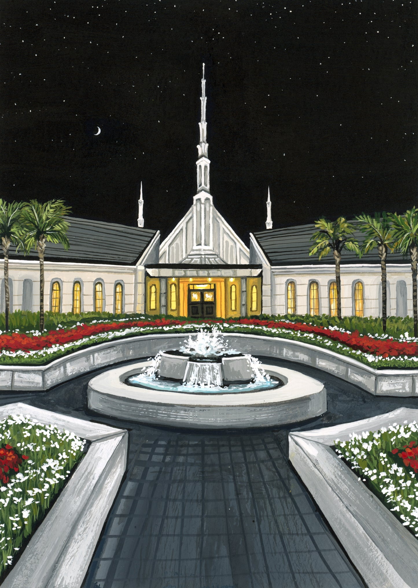 Buenos Aires, Argentina Temple Print