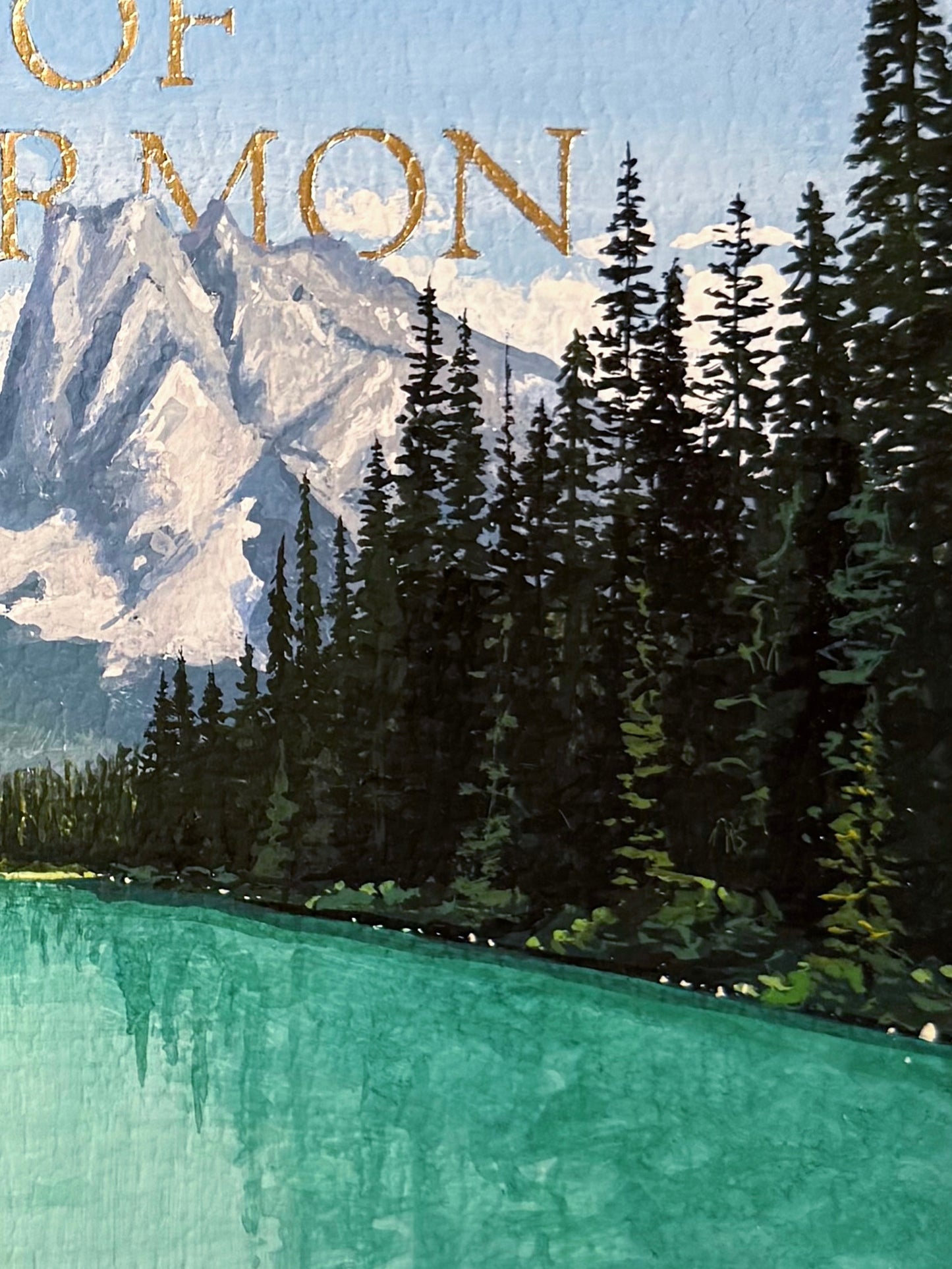 Emerald Lake, AB - Painted Book of Mormon