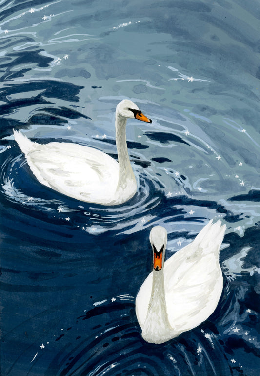 "Swan Lake" April Print