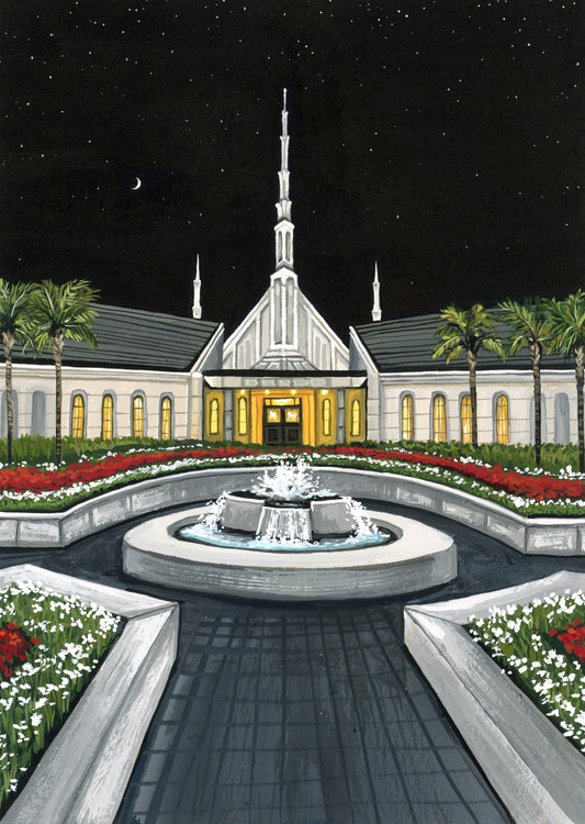Buenos Aires, Argentina Temple Print