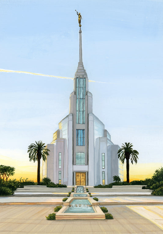 Rome, Italy Temple Print