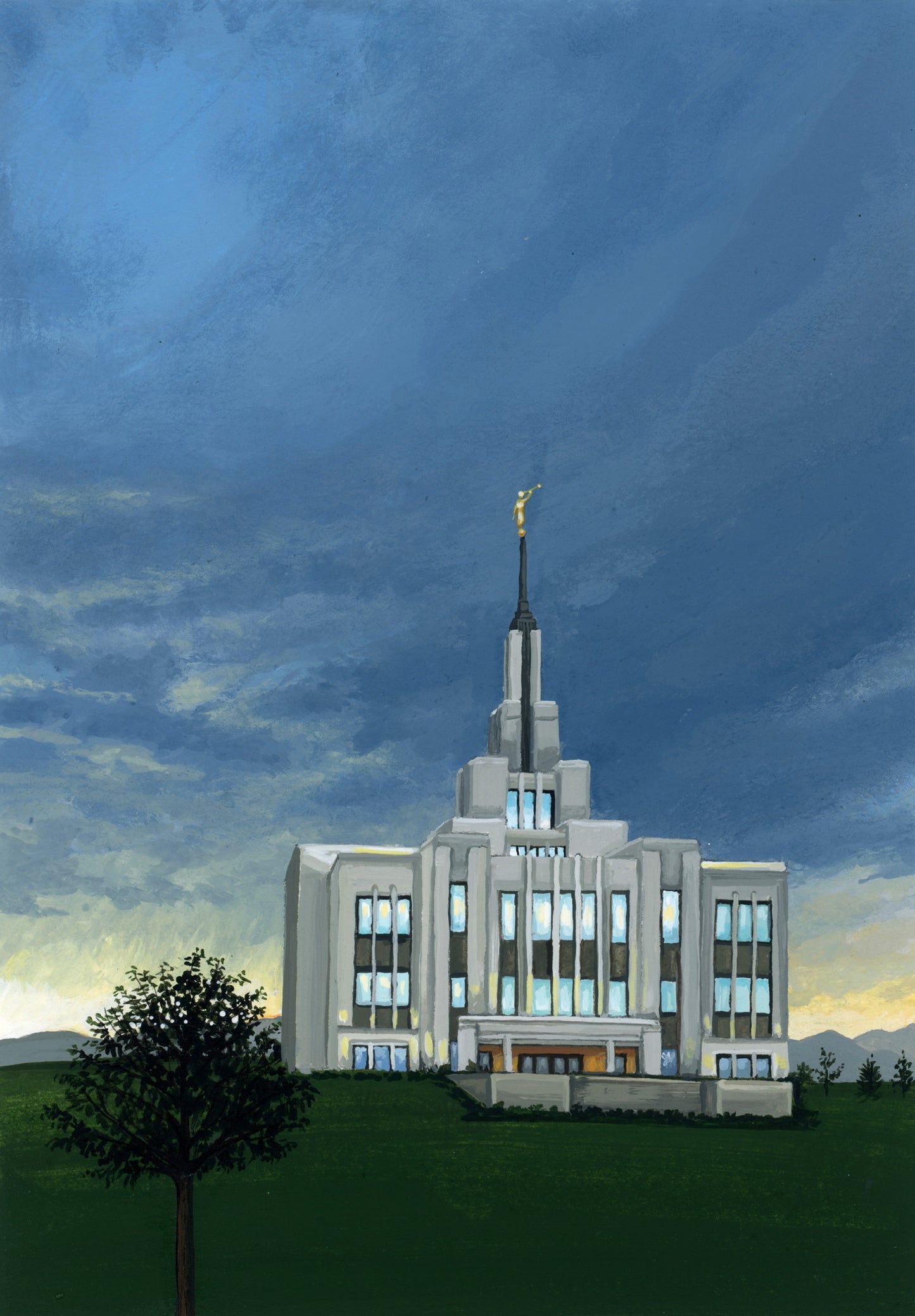 Saratoga Springs, Utah Temple Print